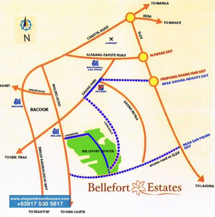 bellefort-estate-affordable-housing-in-cavite-philippines-location-map
