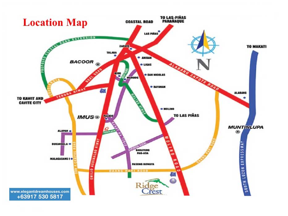 ridgecrest-subdivision-madison-affordable-housing-in-cavite-philippines-location-map